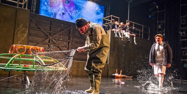 A scene from Herons by Simon Stephens @ Lyric Theatre Hammersmith. Directed by Sean Holmes. (Opening 21-01-16) ©Tristram Kenton 01/16 (3 Raveley Street, LONDON NW5 2HX TEL 0207 267 5550 Mob 07973 617 355)email: tristram@tristramkenton.com